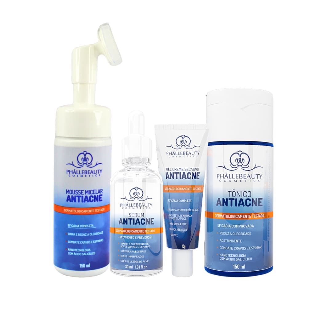 Kit Skin Care Antiacne 4 itens