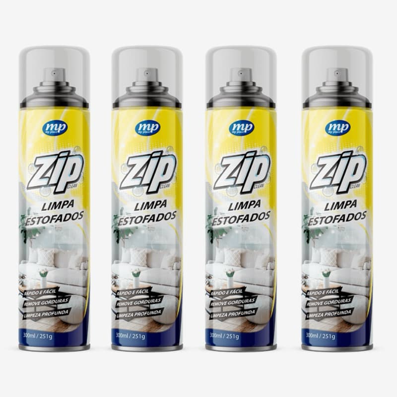 Limpa Estofados Spray Espuma Magica Zip Clean 300ml