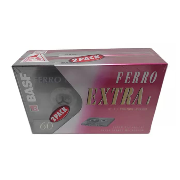 Kit 2 Fitas K7 Basf Ferro Extra I 60 - 85º Graus Germany