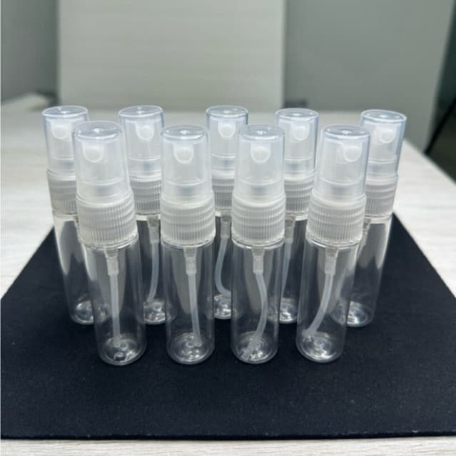 Kit C/50 Frascos Spray 15ml Embalagem Aromatizador Perfume Cheirinho Água de Lençóis Aromas Redondo