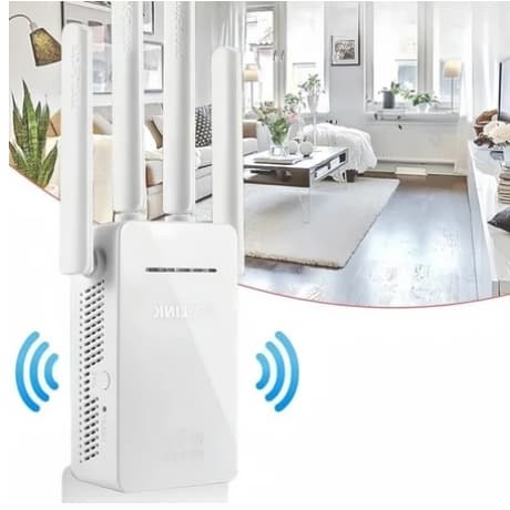 Repetidor  Wifi 4 antenas de amplificador de sinal 1200Mbps Pix-link