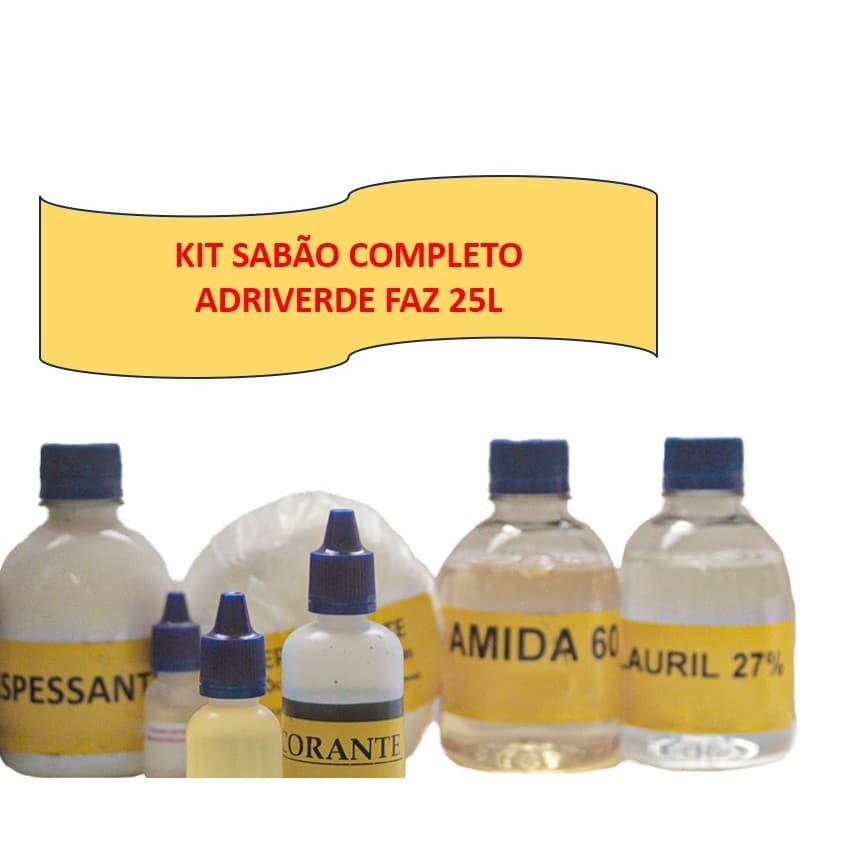 SABÃO LIQUIDO LAVA ROUPAS FAZ 25LITROS VERDE