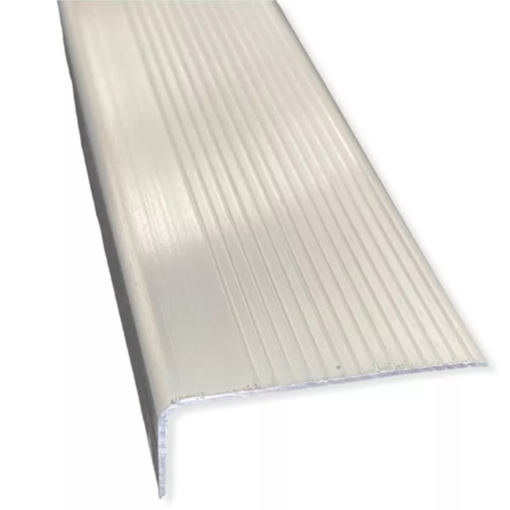 Cantoneira de Alumínio Reforçado para Degraus de Escada Perfil em L, Proteção e Acabamento Sofisticado Todas as Medidas