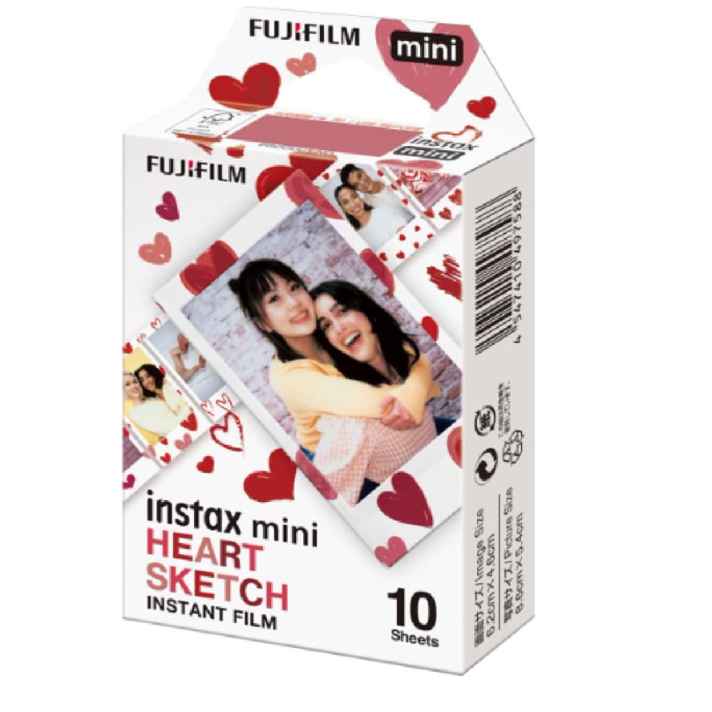 Filme Instantaneo Fujifilm Instax Mini Coração 10 Fotos