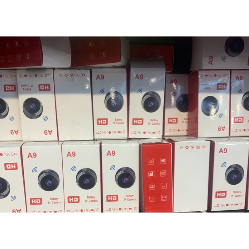 câmera A9 Kit 3 Novo A9 HD Mini com visão noturna Wifi Câmera 1080P Vigilância