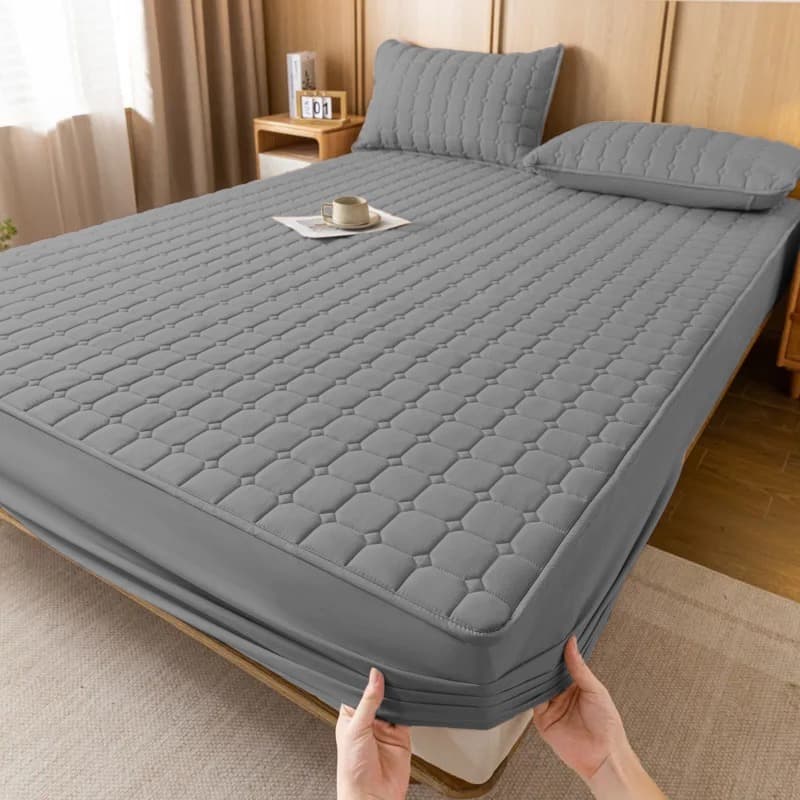 Protetor de Colchão Impermeável Matelado Varias Cores Para Cama Box Solteiro, Casal, Queen, King, Mini Berço E Berço