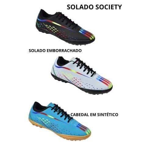 Chuteira 44 - 45 - 46 - 47 Society  e Futsal Numeração Especial