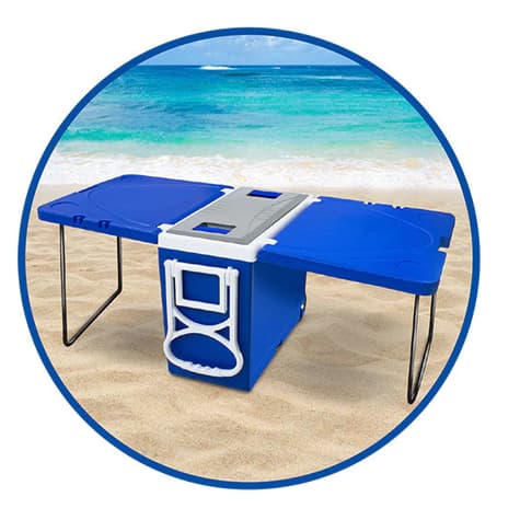 Caixa Térmica 3 em 1 Multifuncional 2 Mesas e 1 Cooler 32Lts 25856 toy