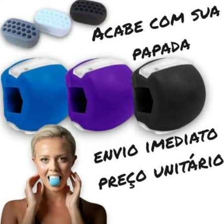 Mordedor Exercício Face Maxilar Mandíbula Modelador Pescoço Anti Papada Queixo Duplo