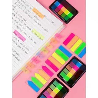 Marcador de página Flag seta 5 /8 cores Adesivo Auto Adesivo postite 5 cores