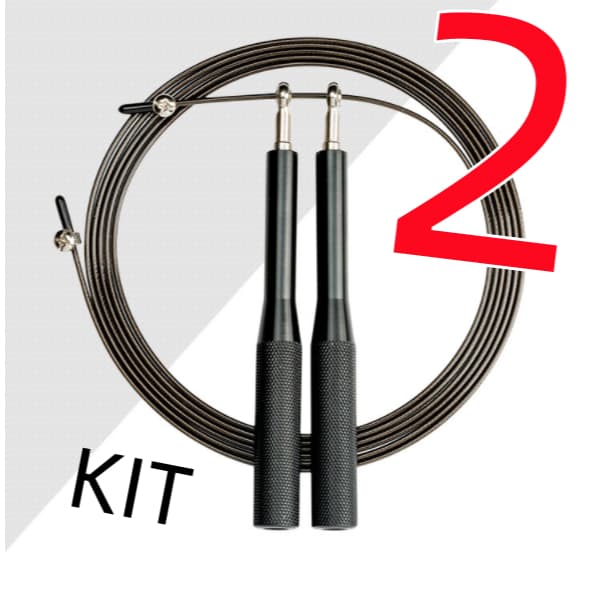 2 Corda Pular Profissional 3 Metro Aço Rolamento Promoção