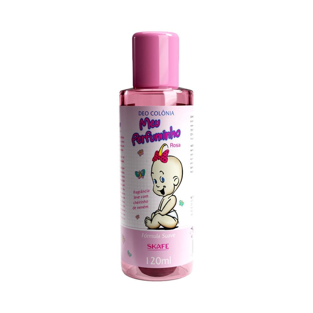 Colônia Infantil Meu Perfuminho Rosa 120ml - Skafe