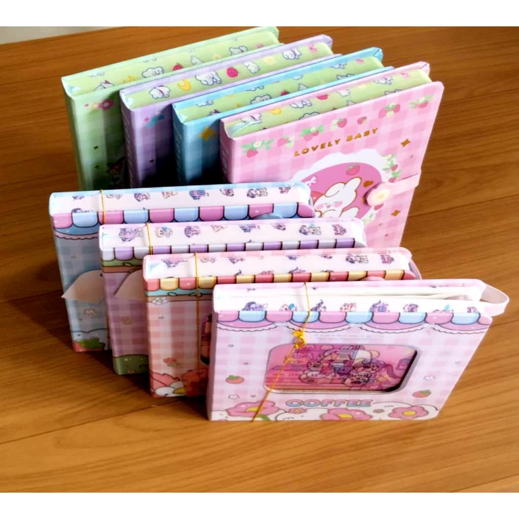 caderno com fecho magnético Páginas internas coloridas,bloco de notas adesivas