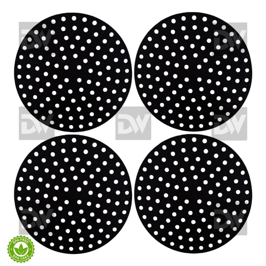 Kit 4 ou 5 Protetor De Fogão Indução de Silicone Tapete Fogão Indução Redondo