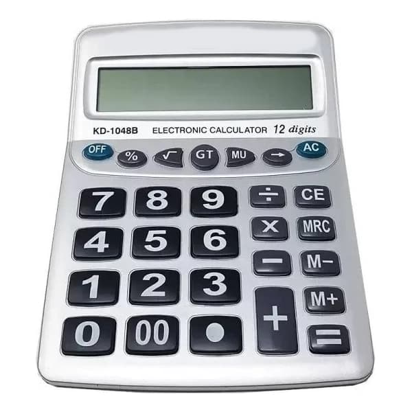 Calculadoras Eletrônica Escritório 12 Dígitos Número Grande de Mesa