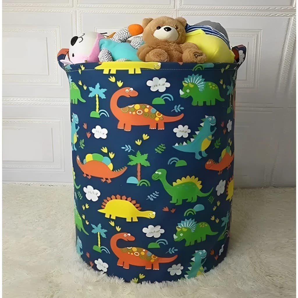 Cesto Organizador de Brinquedos e Roupas 60L Cesto de Brinquedos infantis Cesto de Roupas Sujas
