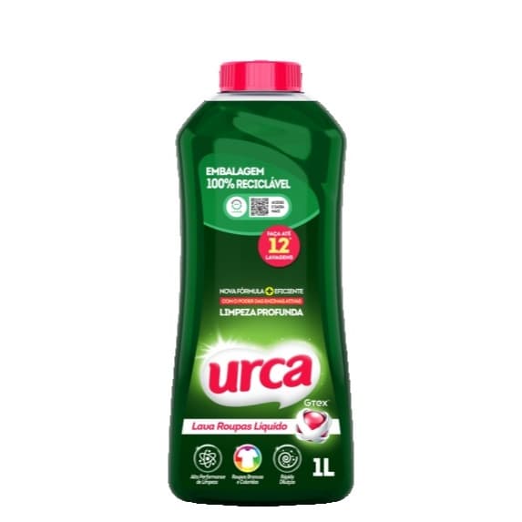 Lava Roupas Liquido Urca Verde - 1L