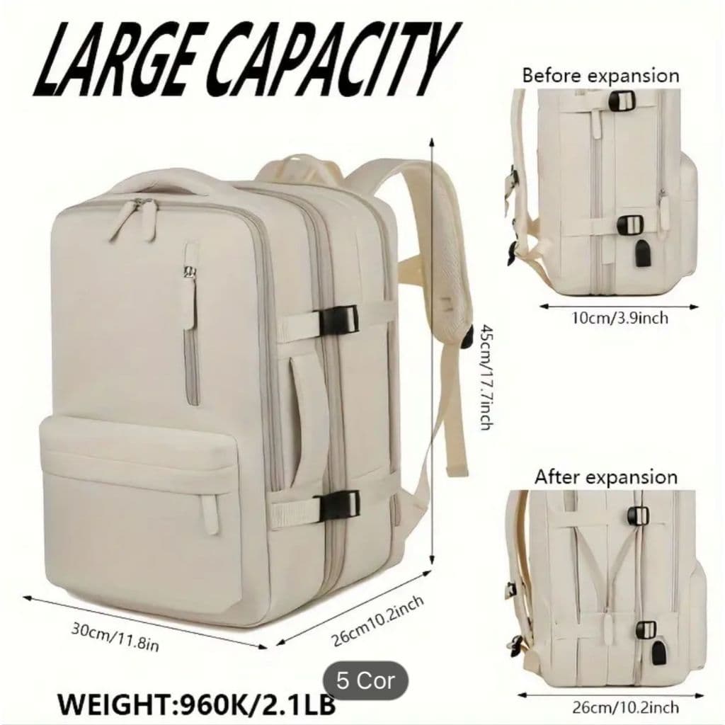 Mochila viral Laptop Viagem Escolar À Prova D'água Executiva Notebook Impermeável expansível 2304