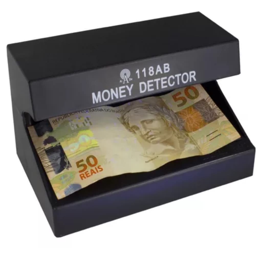 Detector De Cédulas Notas Falsas Luz Ultravioleta