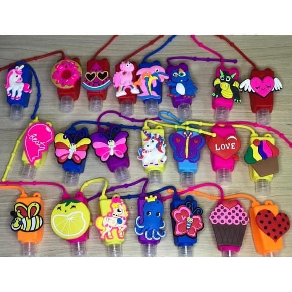 Porta Álcool em Gel de Bolsa 35ml Capinha Divertida