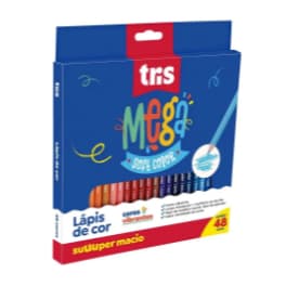 Lápis de Cor 48 Cores - Tris