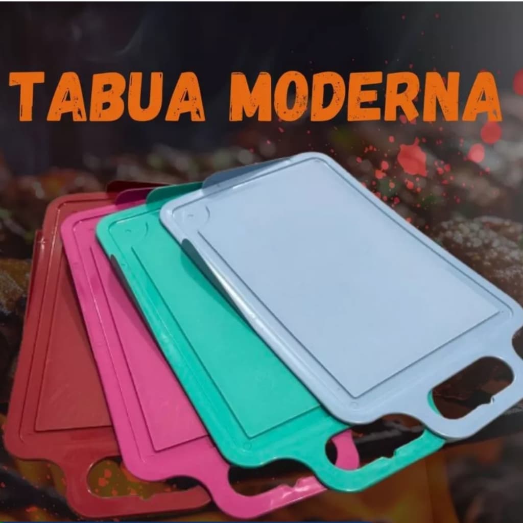 Tábua de Carne com Calha Coletora de Plástico Moderna