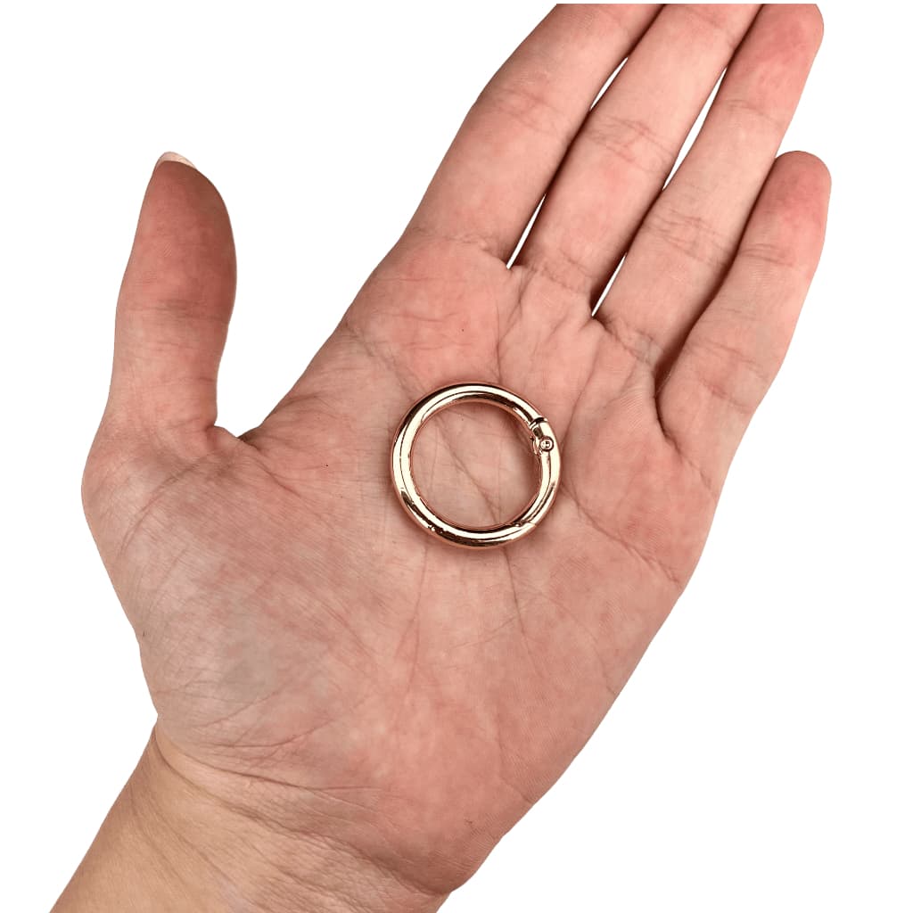 Kit com dez Argolas Articulada metal Zamac 30mm