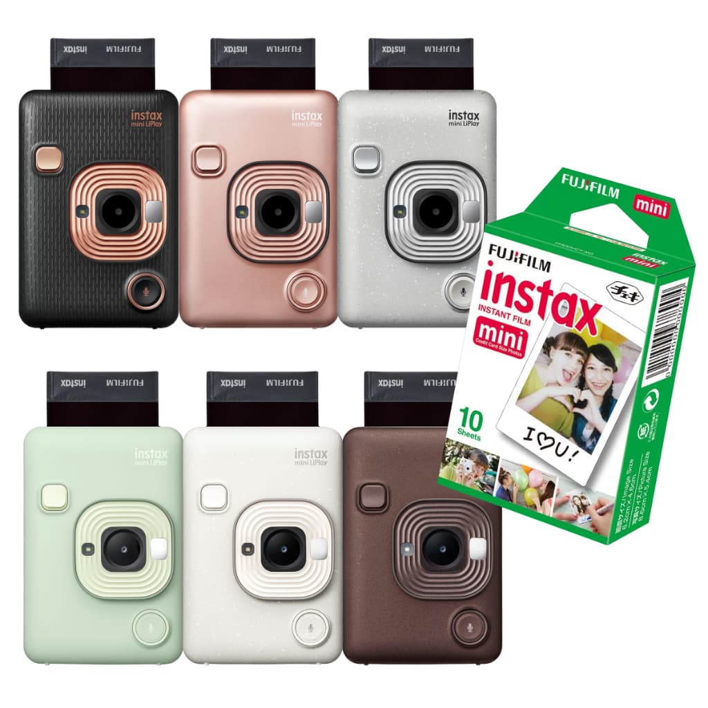 Câmera e Impressora Bluetooth Instax Liplay Hibrida 2 em 1  + Filme 10 fotos