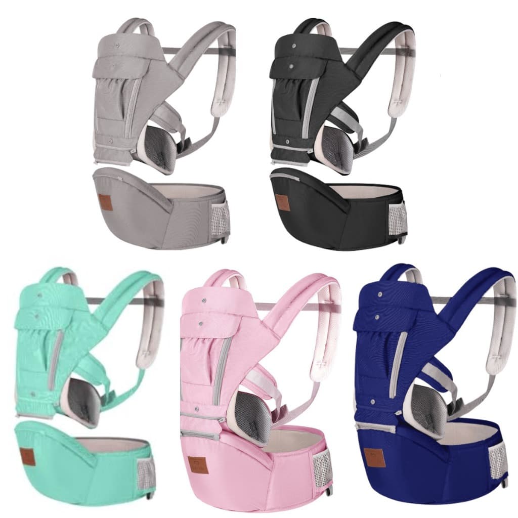 Canguru Ergonômico Bebê 12 posições com bolso 3 em 1