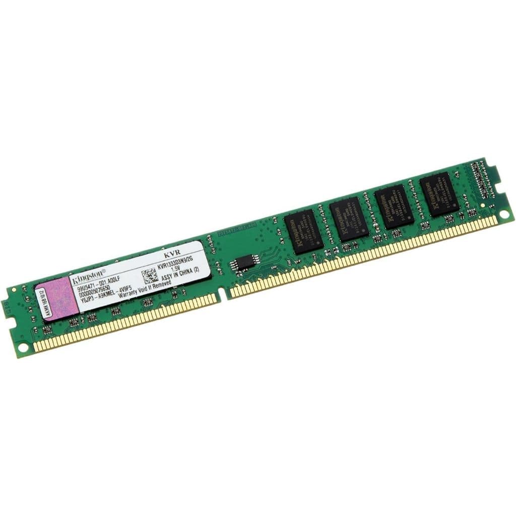 Memória RAM para PC DDR3 2GB 1333MHz Kingston - KVR1333D3N9/2G