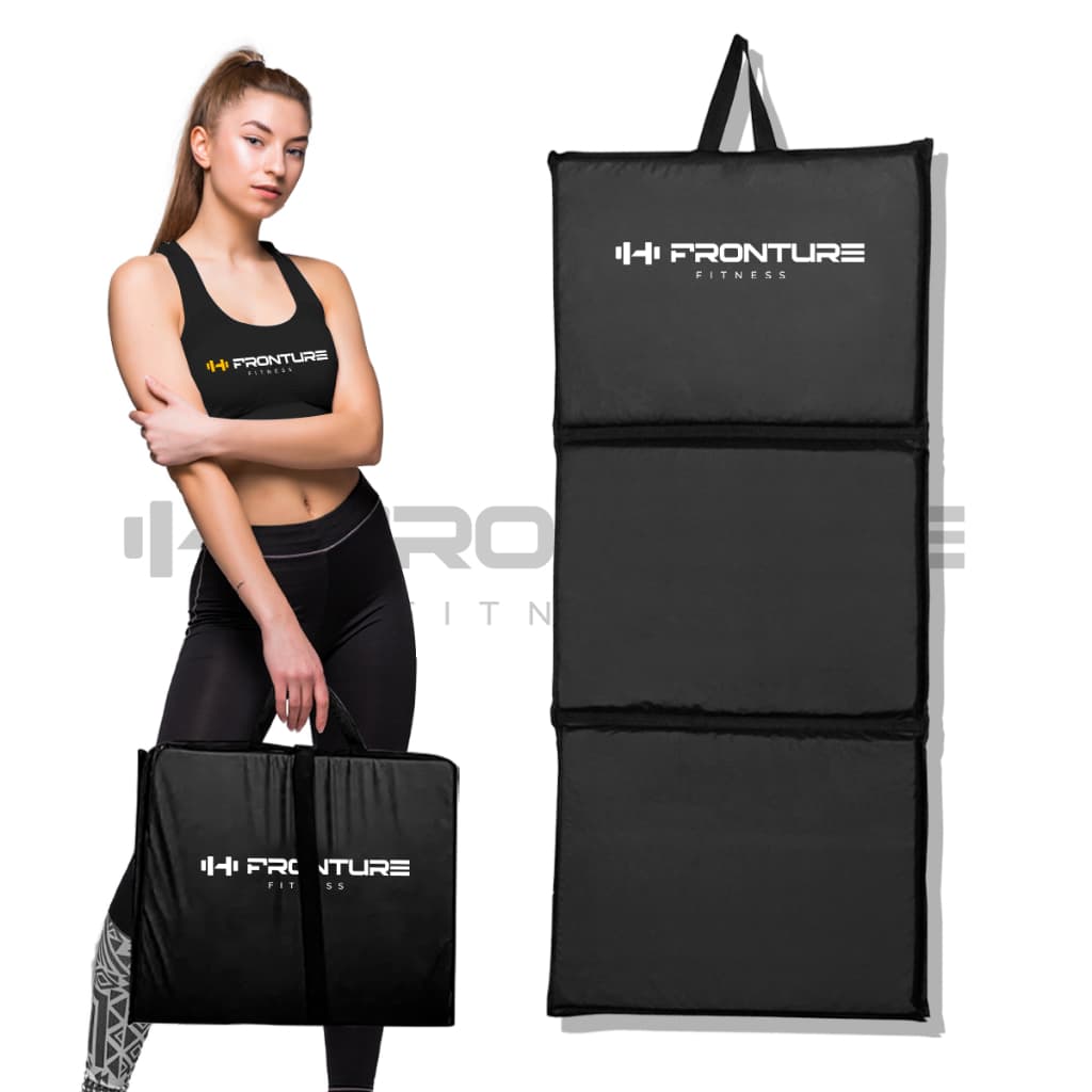 Colchonete Dobrável Maleta Academia Ginastica Fitness Abdominal Yoga Pilates Espuma Confortável D50