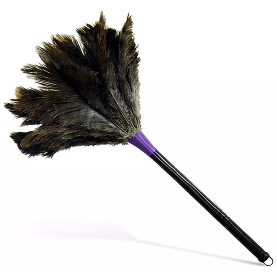 Espanador De Pó Pena De Avestruz 61cm