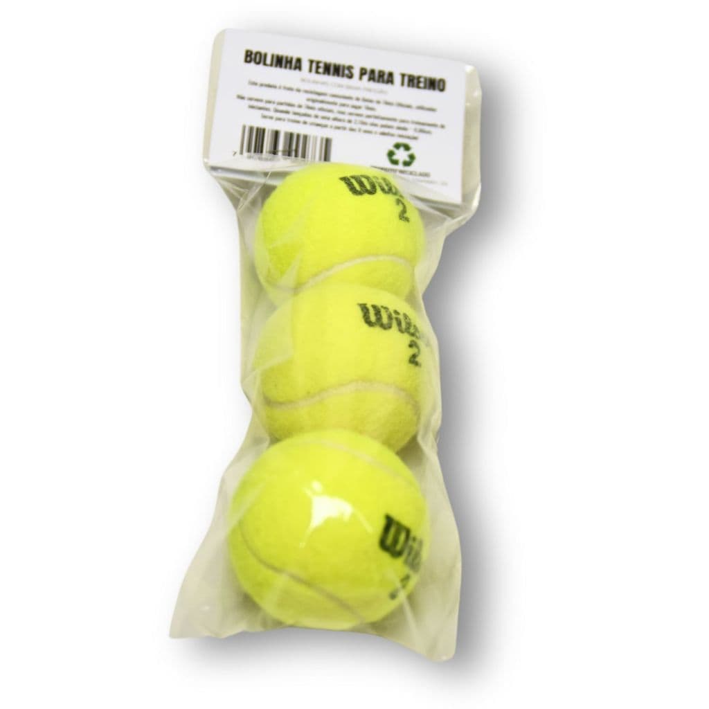 Bola de Tênis Repressurizada para Treino de Tênis - Bolas excelentes quicam muito bem