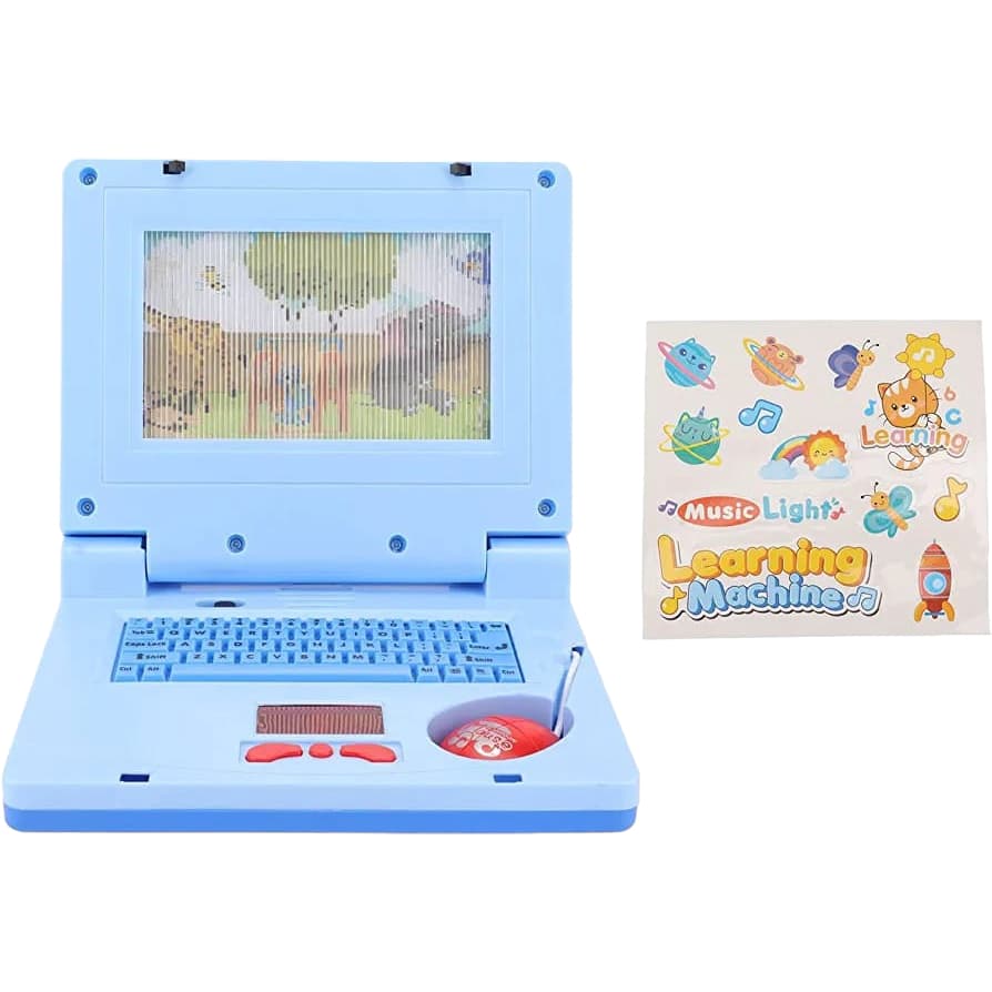 Notebook educacional de brinquedos para laptop de música infantil