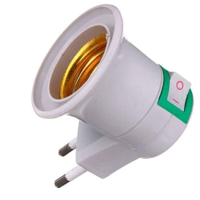 Soquete Bocal P/lâmpada E27 Tomada Botão Liga Desliga