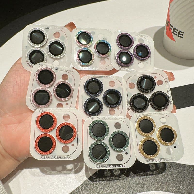 Película Protetora De Lentes Câmera Compativeis Para iPhone 11 12 13 14 15 16 PRO MAX