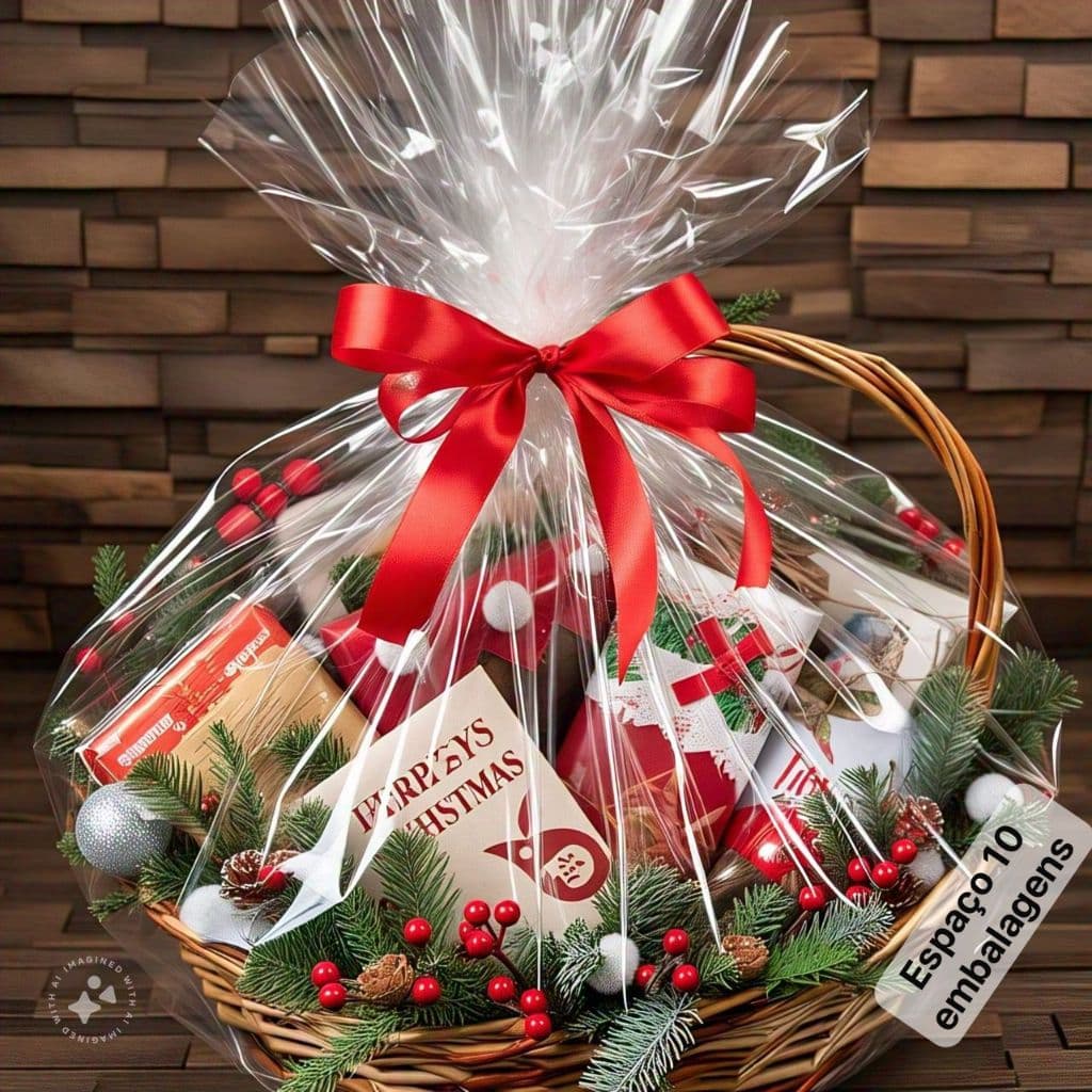 1kg saco brilhante para cesta de presente vario tamanhos tipo celofane