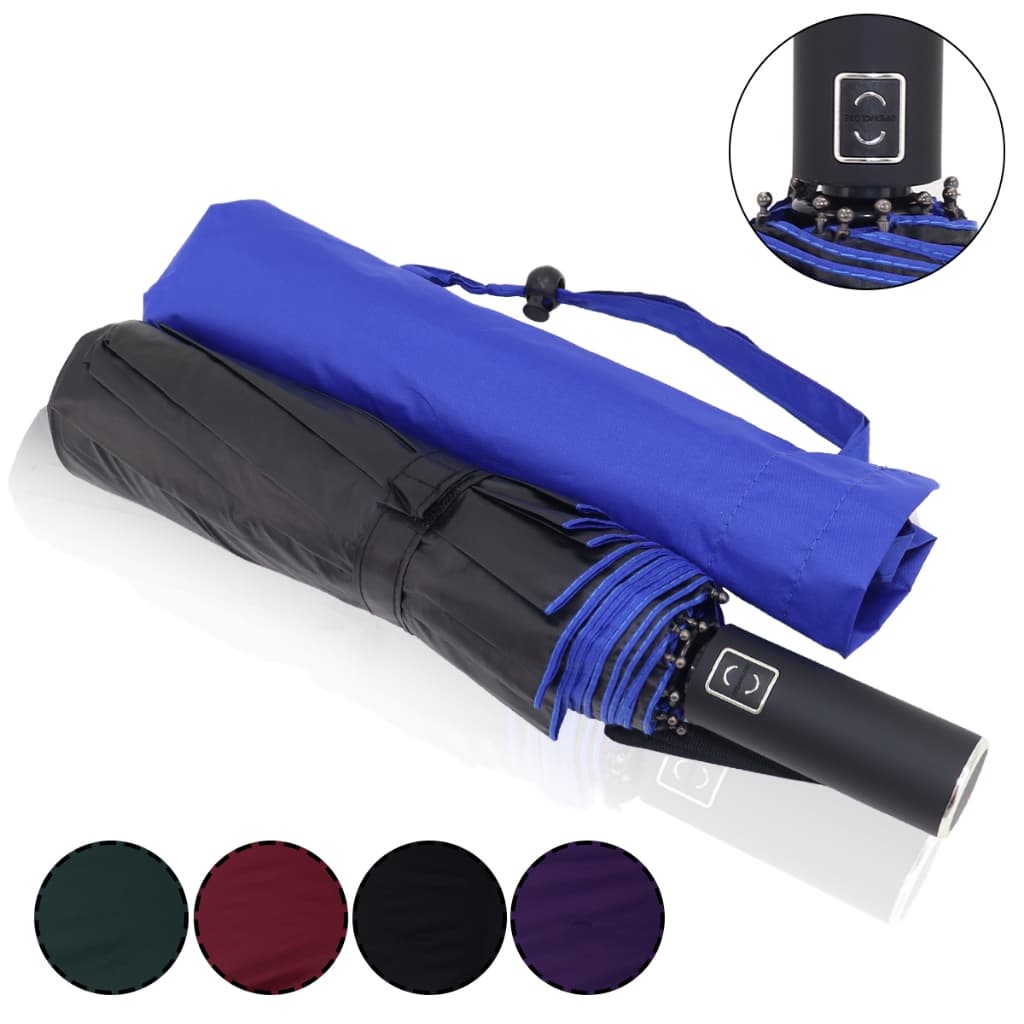 Guarda Chuva Automático Grande Com Proteção Solar Sombrinha