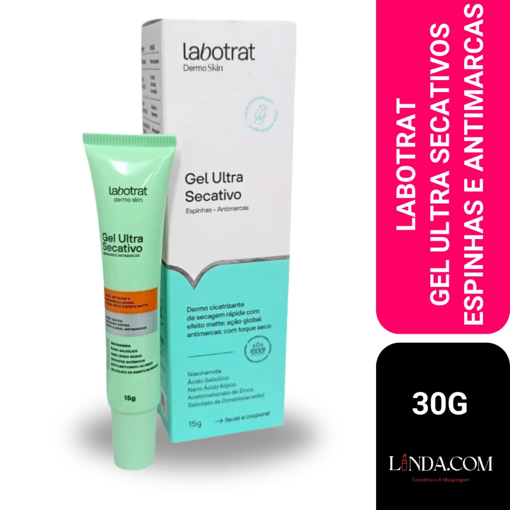 GEL ULTRA SECATIVO DE ESPINHAS DERMO SKIN 15G LABOTRAT
