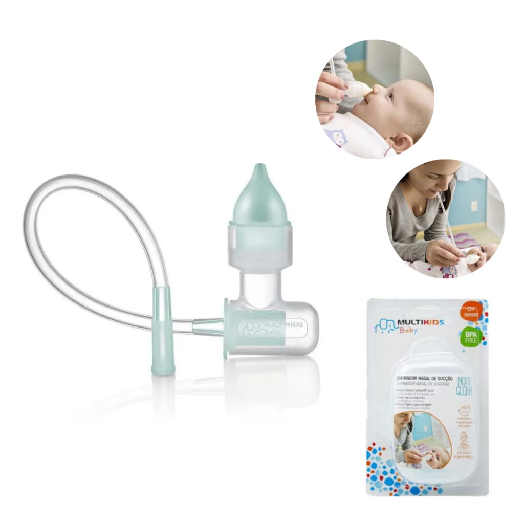 Aspirador Nasal De Sucção Multikids Baby *ENVIO NO MESMO DIA UTIL*