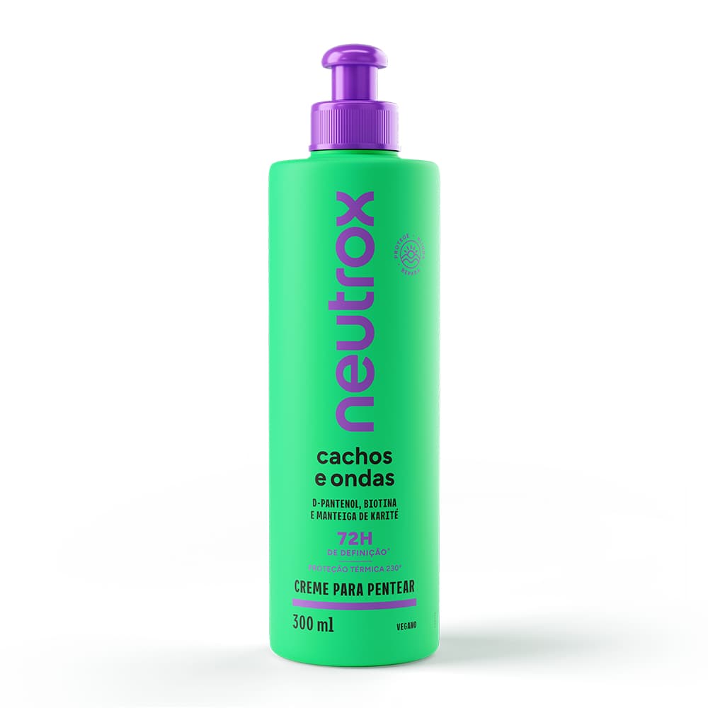 Cond Creme Para Pentear Neutrox Cachos E Ondas 300ml