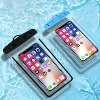 Kit 2 Capa a Prova de Agua Celular Impermeável Touch Capinha Chuva Mergulhador IP68