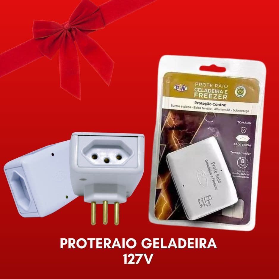 Protetor Eletrico 10A - Geladeira e Freezer PW - Campeão de Vendas! - TOP