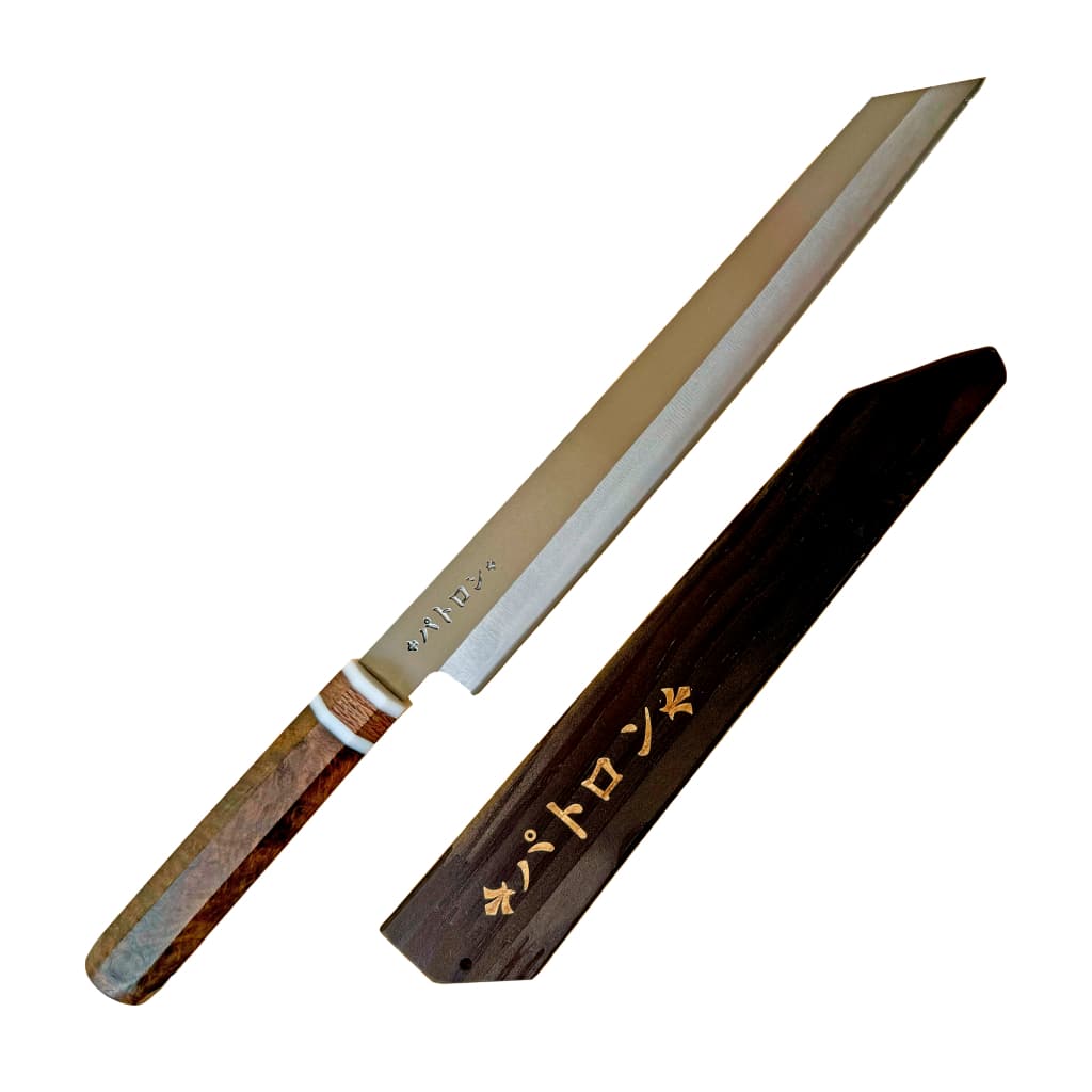 Faca Sushi E Sashimi Japonesa Aço Inox 11 pol. Destro/Canhoto