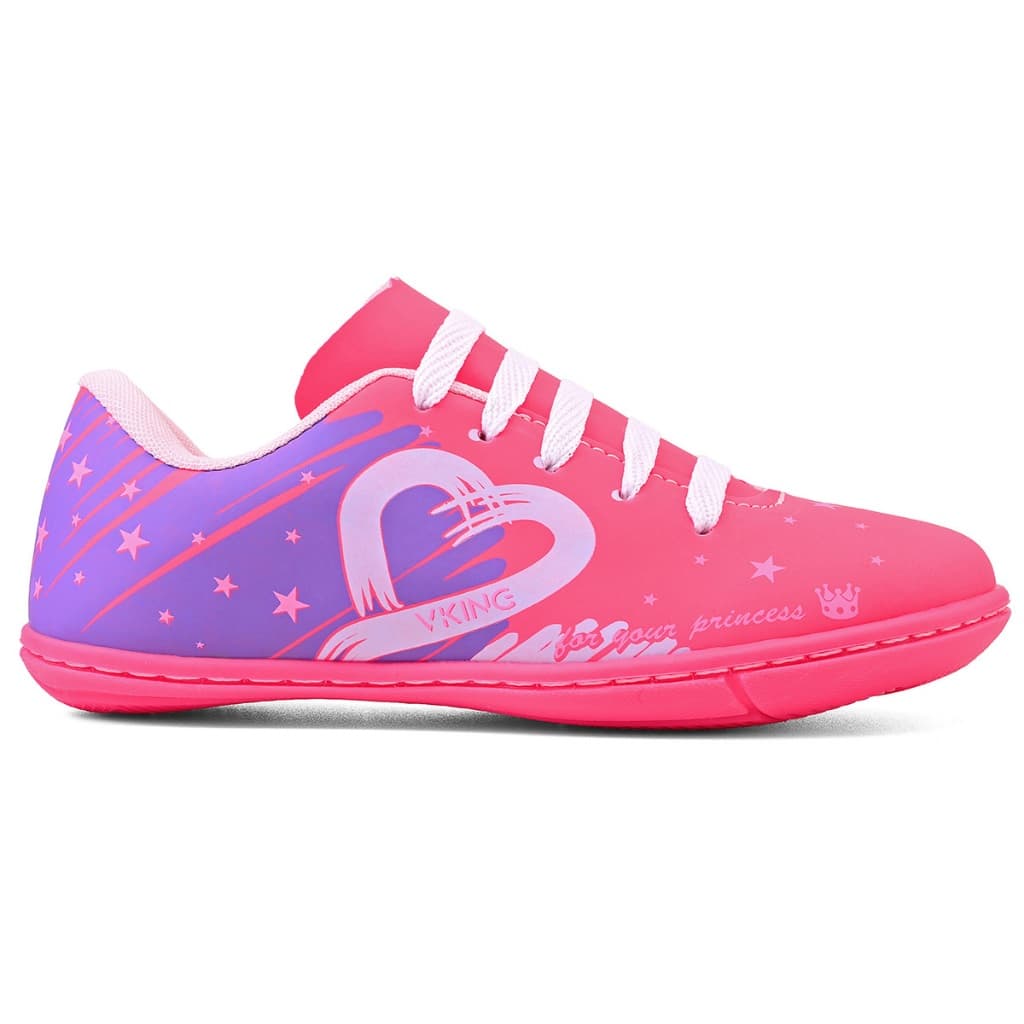 Tênis Infantil menina Futsal  Vking Uva Pink do 26 ao 33