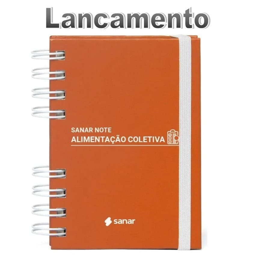 Sanar Note Alimentação Coletiva Lançamento 2024 Original