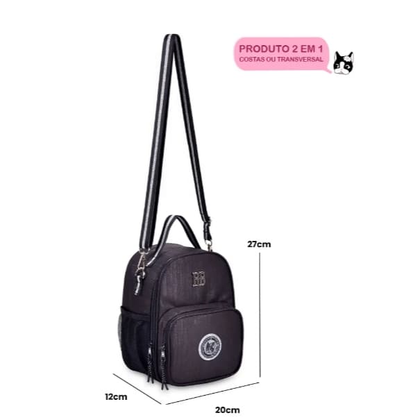 Lancheira Térmica 2 em 1 Crinkle com Lurex 10" Rebecca bonbon