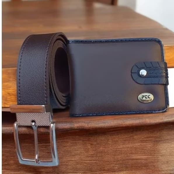 Kit Carteira Masculina Grande fecho de Botão Pantuccine