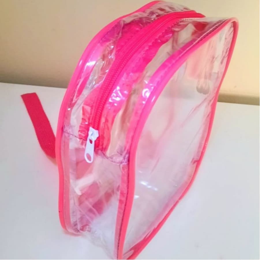 kit 20 mochila infantil cristal praia - viagens