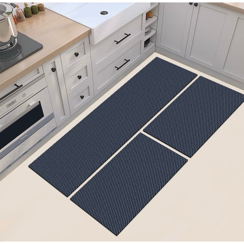 Kit de Tapetes Para Cozinha 3 Peças Havana Antiderrapante